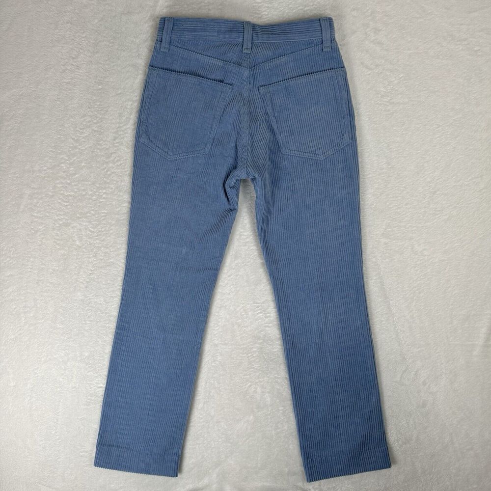 Rag & Bone Riviera High Waist Ankle Straight Corduroy Jeans Size 24 Baby blue - Picture 4 of 15